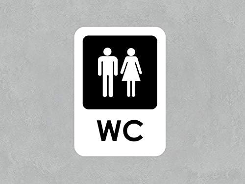 Oedim - Segnali per bagni WC, 29,7 x 21 cm, diversi materiali, durevoli ed economici 1 Unidad