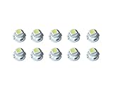 PA LED 10PCS T3 12V Auto LED Dash Board Cluster Gauges Lights Bulbs Compatible with 39397-SA5-003 35852-SEP-A02 35853-SDA-A01 9148906 9148908 30739356 (Purple)