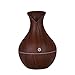Air Aroma Diffuseur d'huiles essentielles LED à ultrasons Aromathérapie Humidificateur (Marron)