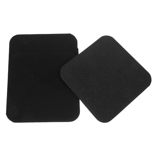 PRETYZOOM Coussins de Protection Paume en Caoutchouc Noir 4pcs pour Musculation et Entraînement de Force Confort Respirant et Protection Maximale