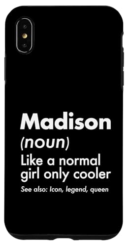 Madison Like A Normal Girl Only Cooler Queen ���O �X�}�z�P�[�X iPhone XS Max �p