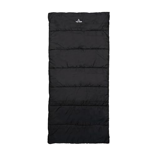 Teton Evergreen Sleeping Bag – Spacious Fit and Cozy Warmth