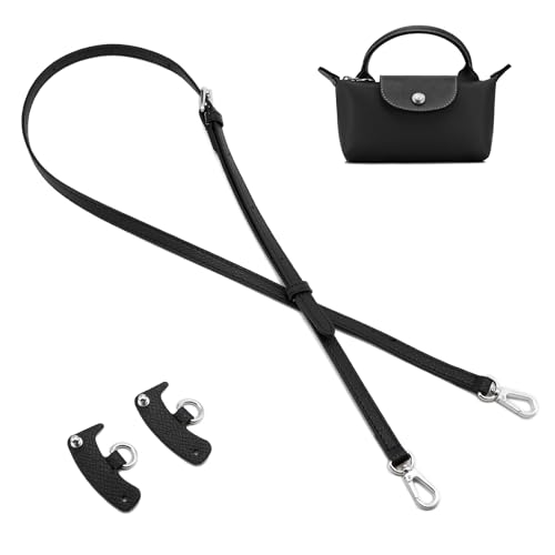 Correa de cuero ajustable para llevar tu bolso Longchamp cruzado cómodamente