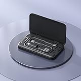 USB Cable Card, JSAUX Mini Digital Storage Box, Includes 100W USB C-C 3.0 Cable, USB C Female-Micro...