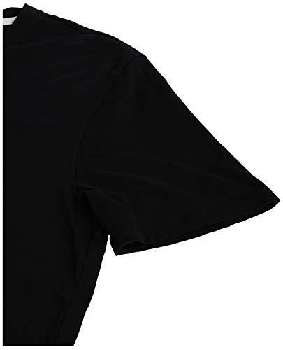 Fruit Of The Loom Mens 2-Piece Jersey Knit Pajama Set, Black/Grey Heather, Large Us #TOP3