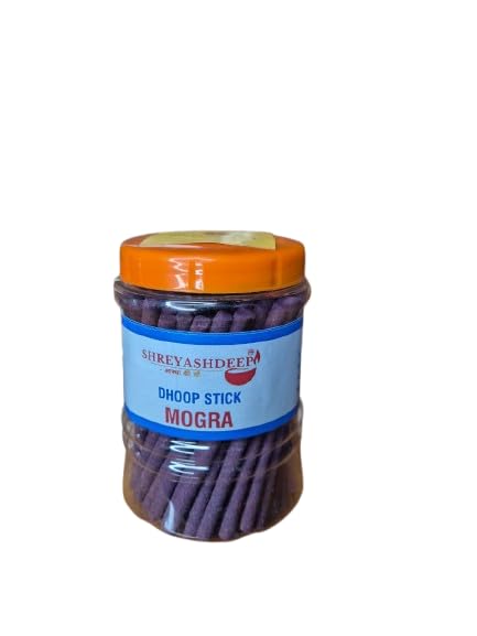 Premium Mogara Fragrance Dhoop Stick 4 Inch Long Lasting Floral Aroma Incense Sticks for Pooja, Meditation, Home Fragrance & Spiritual Use Brown 170 gm-image-21