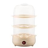 Mini design compact : ce mini cuiseur vapeur à œufs prend un minimum de place dans votre cuisine, ce qui le rend pour les petits appartements ou les comptoirs bondés.