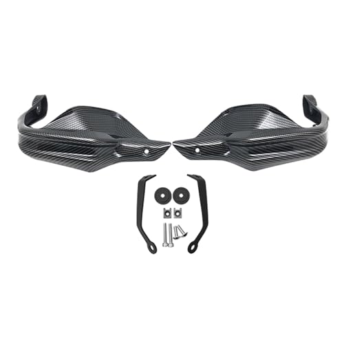 Protège mains guidon moto Benelli TRK 702X carbone anti-vent et projections