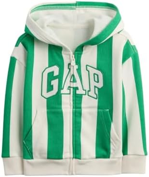 GAP Baby Boys' Logo French Terry Full Zip image 5
