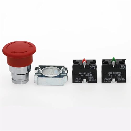 Interruptor de parada de emergencia XB2-545 de 22mm para control industrial 5