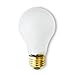 Bulbrite 100A/RS-2PK 100 Watt Incandescent A19 Rough Service Bulb, Frost, 2 Pack