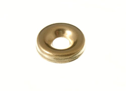 2,000 x Screw Cup Finishing WASHERS NO. 6 Brass Plated EB