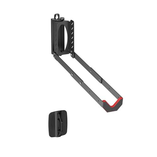 Mimoke Adjustable Space Saving Bicycle Wall Mount Easy Lifting Design with Folding Arm and Swivel Function (1 Pack)