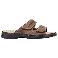 Hush Puppies Men's Slider Sandal, Brown, UK 10/US 11