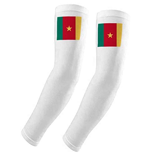 Housse de gants drapeau Cameroun pour supporter et événements sportifs