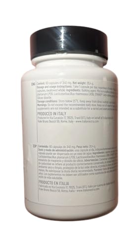 Probiotici Donna Intimo, NUOVA FORMULA DA RICERCATRICI ITALIANE, Gonfiore Addominale e Cistite, Colon Irritabile, Candida e Vaginosi, Fermenti Lattici Intimo, Enzimi Digestivi - 60 Capsule 2 Mesi - 11