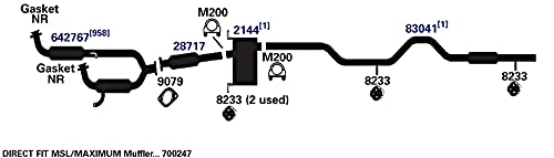 Image of AP Exhaust Products 700247 Exhaust Muffler