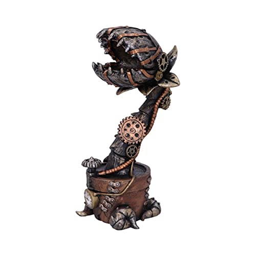 Nemesis Now Cogwork Fleischfressende Pflanzenfigur, 24,3 cm, Bronze