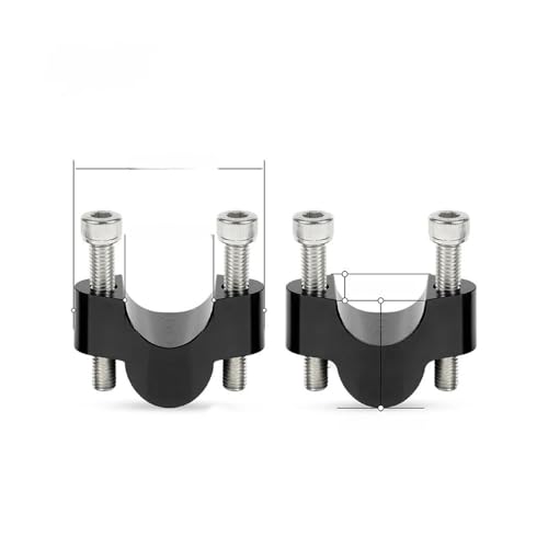 Abrazadera elevadora de manillar 800MTX y 450MT adaptador de soporte de aluminio resistente 7