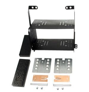 Adaptateur autoradio 2 DIN fixations robustes cage anti-vibration pour ecran Mazda 5
