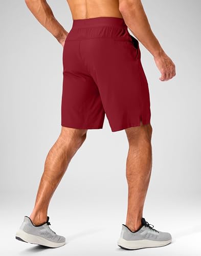 Image of Soothfeel Men's Running Shorts with Zipper Pockets 9 inch / 7 inch / 5 inch Quick Dry Eight Basketball Gym Workout Athletic Shorts