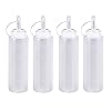 BESTonZON Knijpfles, Knijp Kruidingsfles, Kruidendispensers, Knijpfles met Cap, Salade Dressing Fles voor Keukenkruiden…