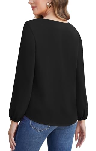 Image of Women's Sleeveless Chiffon Tank Top Business Casual Blouse Tunic Top