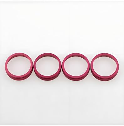 Temperature Adjustment Knob for Volvoes Air Conditioner Wind Speed Adjustment Knob Decorative Ring Climate Control HVAC(Red)