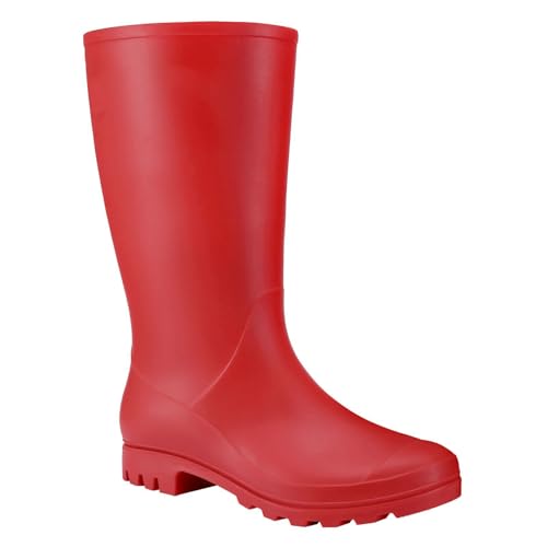 Image of Asgard Women's Tall Rain Boots Waterproof Knee High Rainboots Rubber Garden Boots