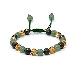 Amazing Gemstone Money Wealth Success Bracelet - Pyrite Green Aventurine Citrine Bracelet Set for Healing Calming Anxiety Stress Relief Gifts Pulseras Para Hombres Mujer Stocking Stuffer (Adjustable) - Image 3