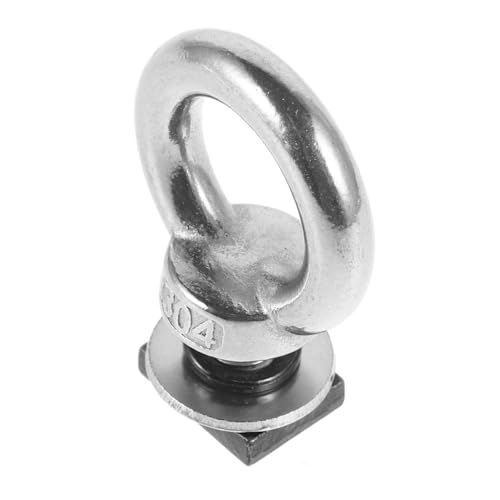 Gatuida Anclaje Techo t De Alta Resistencia para Coche Tornillo Ojo Acero para Barras De Techo Accesorio para Soporte y Fijación Segura Rieles