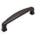 10 Pack - Cosmas 4389ORB Oil Rubbed Bronze Modern Cabinet Hardware Handle Pull - 3" Inch (76mm) Hole Centers