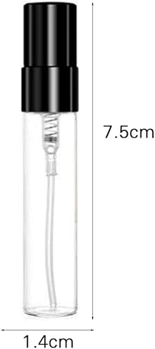 Miniatura 2 de Mini atomizador recargable transparente de 0.2 fl oz, botella de perfume de viaje, botella vacía hidratante para fiesta, herramienta de maquillaje