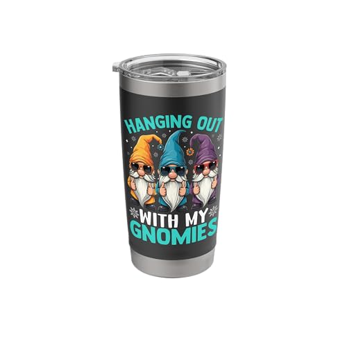 Hanging Out With My Gnomies Stainless Steel Insulated Tumbler