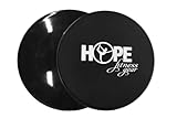 Hope Fitness Gear Core Gliders, Full-Body Workout Sliders for Abs, Core, Arms & Legs, Compatible with Any Surface, Home & Gym Exercise Equipment, Strength Training, Bodyweight Workouts & Travel