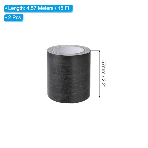 Image of PATIKIL Wood Grain Repair Tape 2.2 inch x15ft,2 Pcs Self Adhesive Realistic Textured Repair Tape Patch for Floor Door Table Cabinets Desk,Ebony