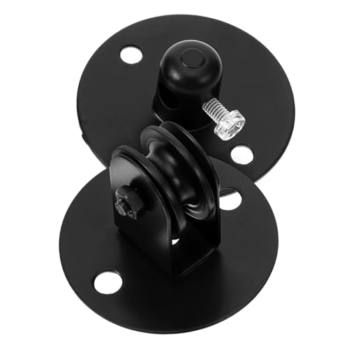 jojofuny 1 Juego Accesorios Para Candelabros Lamparas Colgantes Polea De Rueda Poleas Colgantes Para Lámpara Colgante Poleas Para Luz Ganchos De Techo Para Luces Planchar Black