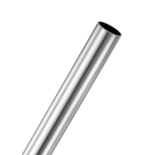 uxcell 400mm 304 Stainless Steel Tube, 20mm OD 1mm Wall Thickness Seamless Stainless Steel Tubing for Construction/Machining/DIY Crafting, Metal Straight Pipe [0.79x0.04x15.7IN]