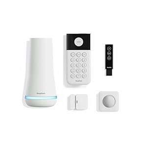 SimpliSafe 5 Piece Wireless Home Security System – Optional 24/7 Professional Monitoring – No Contract – Compatible with Alexa and Google Assistant,White