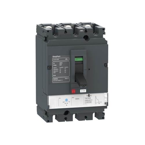 Disyuntor de caja plástica CVS100F de alta gama técnica 3P 63A 36kA