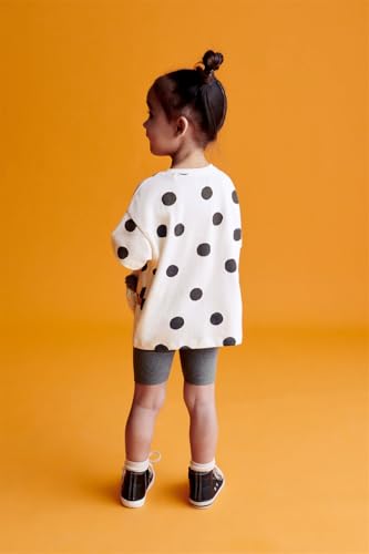 Image of LitBud Toddler Girls Summer Outfits Clothing Sets Top and Shorts 2 piece Short Sleeve Clothes for Kid Age 1-7 Years