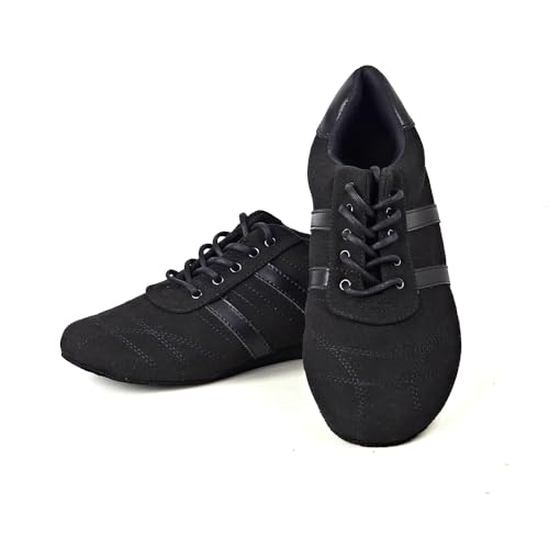 Women and Men Ballroom Dance Shoes Salsa Tango Waltz Suede Sole Latin Smooth Swing Line Dance Shoes3
