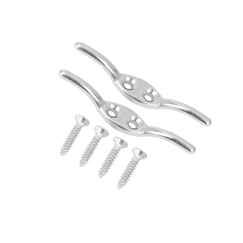 VekAuto 2 Set 2 Inch 316 Stainless Steel Universal Marine Boat Flagpole Cleat Hook with 4 Mounting Screws Auto Accessories