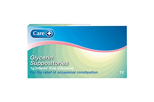 Care Infant Constipation Relief Suppositories, Glycerin Suppositories - 12s (1g Glycerol)