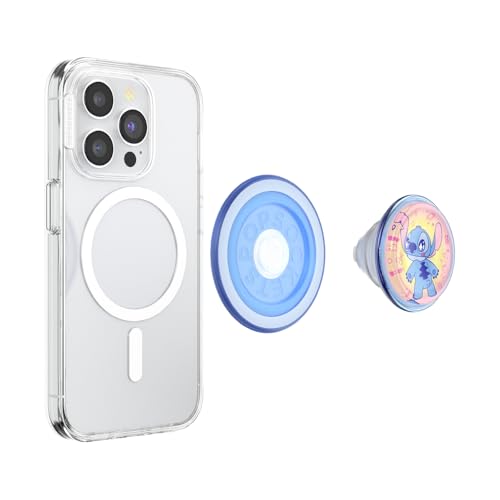 Image of PopSockets Phone Grip for MagSafe, Magnetic Holder, Phone Stand, Disney - Jelly Star Stitch