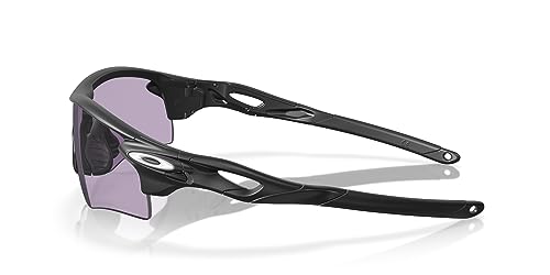 OO9206 Radarlock Path Asian Fit Wrap Sunglasses, Olive/Clear-Black