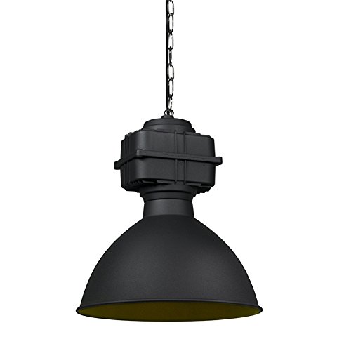Preisvergleich Produktbild QAZQA Industrie / Industrial / Modern Industrielle Hängelampe klein matt schwarz - Sicko / Innenbeleuchtung / Wohnzimmerlampe / Küche Stahl Rund LED geeignet E27 Max. 1 x 60 Watt