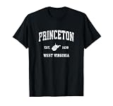 Princeton West Virginia WV Vintage Athletic Sports Design T-Shirt