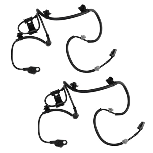 TRQ Front ABS Wheel Speed Sensor Set Compatible with 2013-2018 Hyundai Santa Fe 2013-2018 Santa Fe Sport 2013-2014 Kia Sorento ALS2537 956702W000 5S14066 by TRQ - Used condition - US$18.78