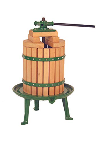 Vigo Presses 9 Litre Cider Press – Apple Press with Spindle Mechanism and Solid Cast Iron Frame – for Making Cider, Wine and Juice at Home